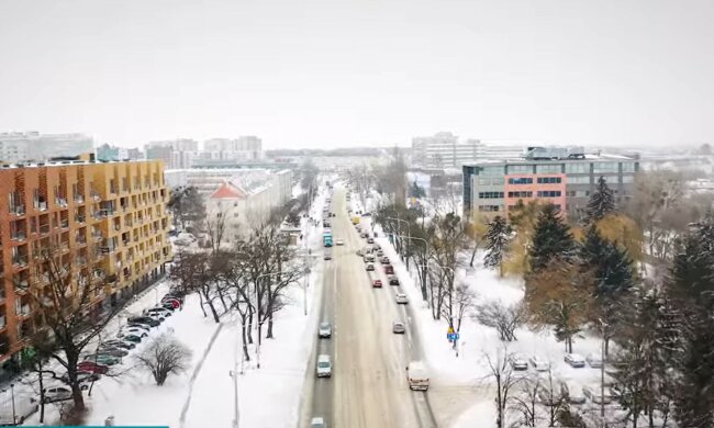śnieg, screen Youtube @polskieradiowroclaw