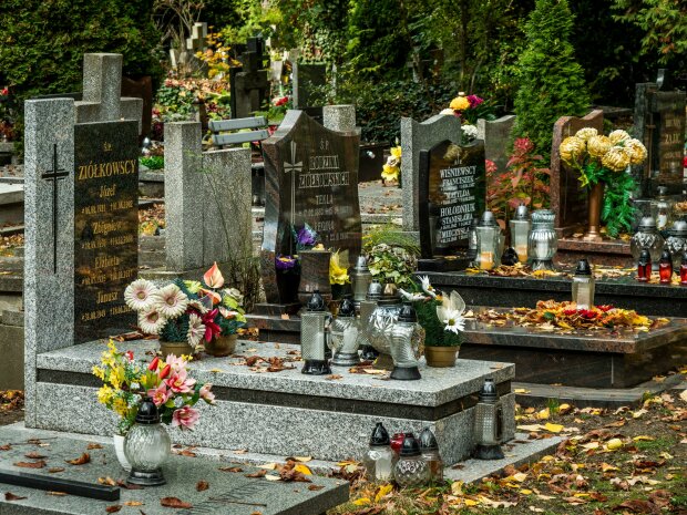 Wstrząsające sceny na cmentarzu. Do akcji ruszyli strażacy