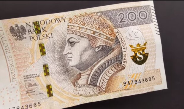 Banknot 200 zł/YouTube @Zakapior PRL