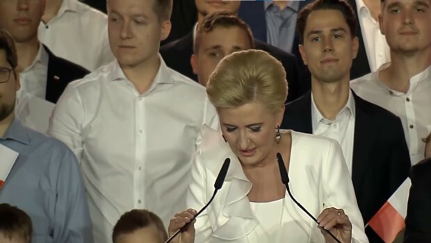 Agata Duda, screen Youtube @onet
