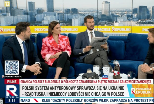 Kontrowersyjny pasek w TV Republika/YouTube @ TV Republika