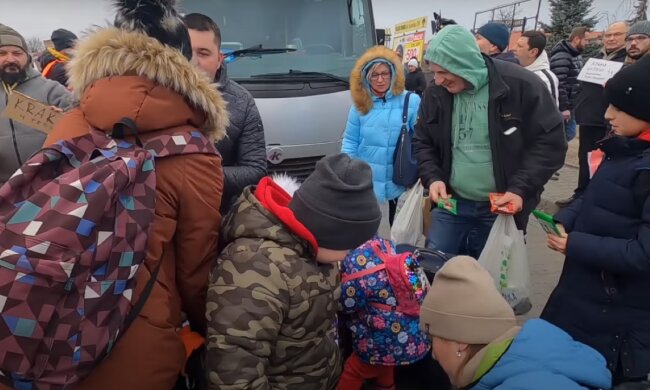 Sytuacja na granicy. Przemyśl/YouTube @Gregor w drodze