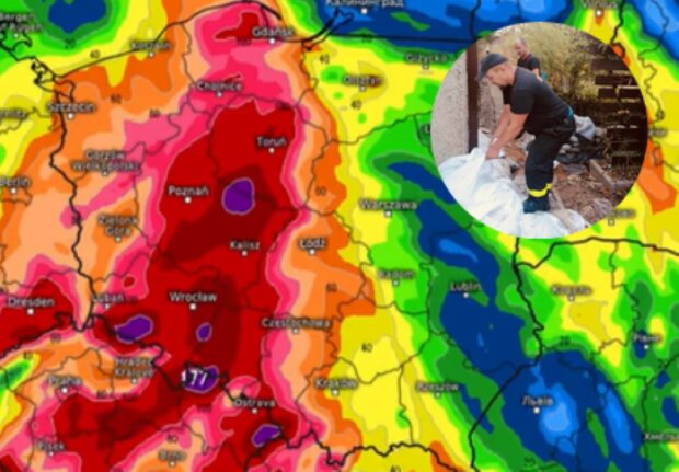 Niebezpieczna sytuacja meteorologiczna/YouTube, Facebook