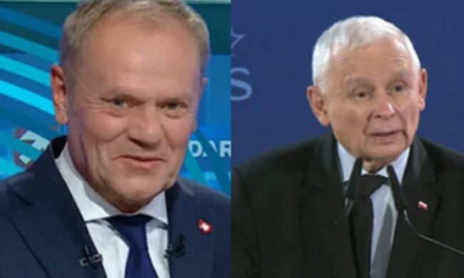 Donald Tusk, Jarosław Kaczyński/YouTube