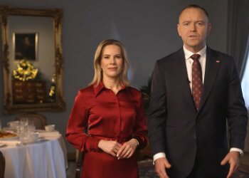 Karol Nawrocki i Marta Nawrocka, screen Youtube @prezydent