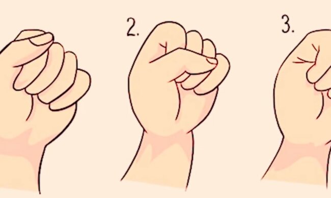 jak człowiek zaciska pięść, screen YT