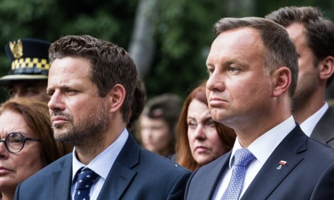 Rafał Trzaskowski i Andrzej Duda. Źródło: wyborcza.pl