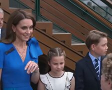 Książna Kate, Charlotte, George/YouTube @Wimbledon