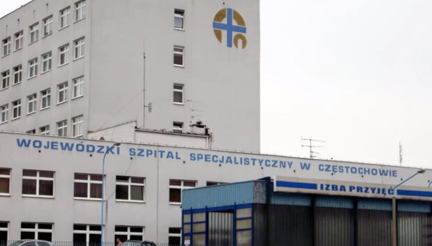 Szpital w Częstochowie/YouTube @Niezależny Serwis Informacji