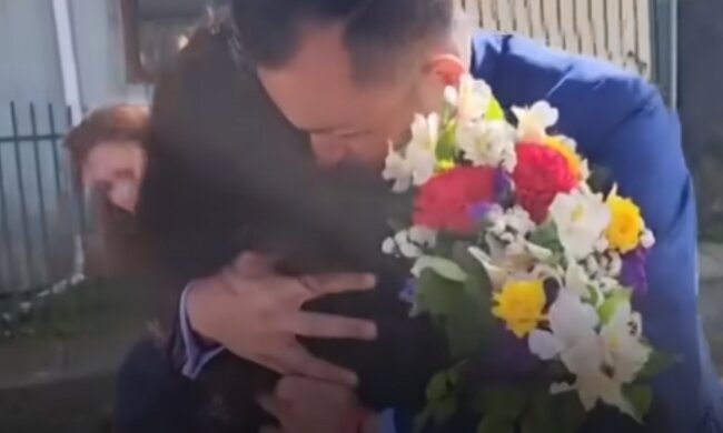 Jimmy i jego mama/YouTube @Associated Press