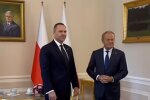 Spotkanie Karola Nawrockiego z prezydentem Donaldem Tuskiem/YouTube @Goniec