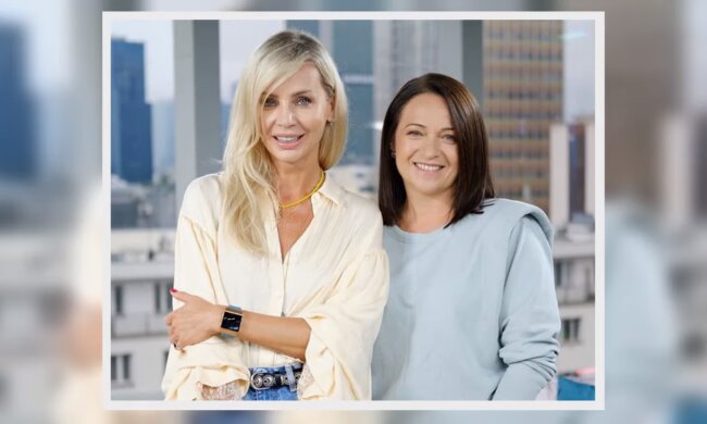 Ewa Drzyzga, Agnieszka Woźniak-Starak. Źródło: Youtube Plotki Rozrywka