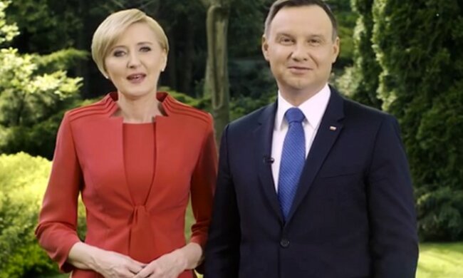 Agata Duda, Andrzej Duda/screen Youtube