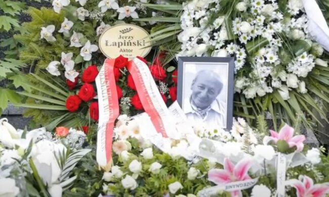Ostatnie pożegnanie św. pamięci Jerzego Łapińskiego. Na uroczystości pojawiło się wiele gwiazd kina i telewizji. Wzruszające chwile