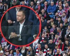 Karol Nawrocki wygwizdany na stadionie?/Facebook