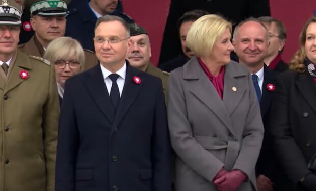 Andrzej Duda, Agata Kornhauser-Duda/YouTube @ TVP Info