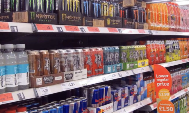 Napoje energetyczne. Źródło: youtube.com