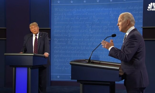 Joe Biden, Donald Trump. Źródło: Youtube CNBC Television