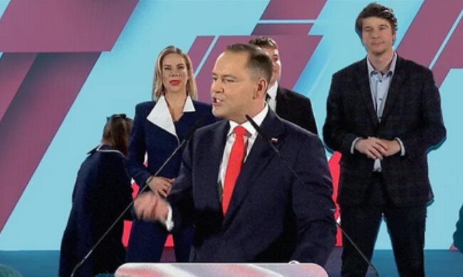 Karol Nawrocki z rodziną/YouTube @Polsatnews.pl
