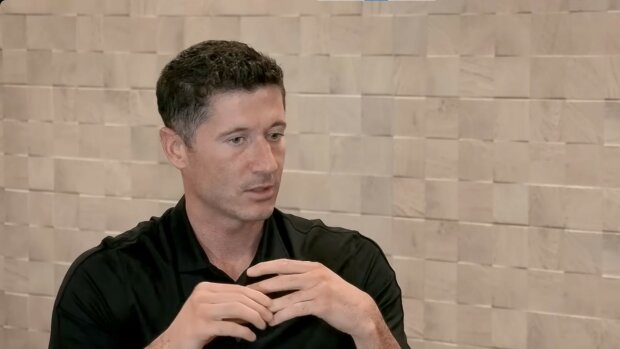 Robert Lewandowski, screen Youtube @Meczyki1