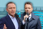 Karol Nawrocki, Rafał Trzaskowski/YouTube @polsatnews.pl