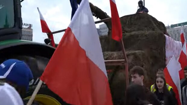 protest rolników, screen Youtube @tygodnikporadnikrolniczy