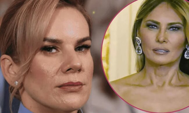 Marta Nawrocka i Melania Trump, screen Youtube @plotkanews1707