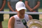 Iga Świątek, screen Youtube @Wimbledon