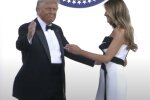 Donald and Melania Trump, źródło: YouTube/ PBS NewsHour