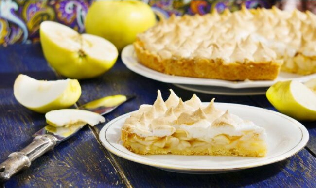 Szarlotka z jabłkami i serem, screen Google