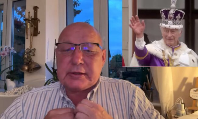 Krzysztof Jackowski/ YT @Jasnowidz Krzysztof Jackowski Official // Król Karol II/YT @TVP Info