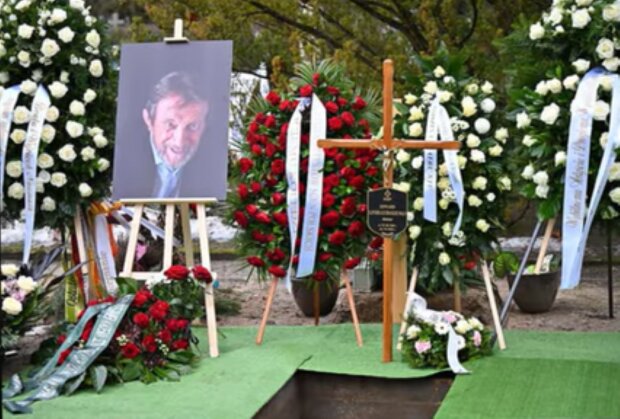 Pogrzeb Edwarda Linde-Lubaszenko/YouTube @Ploteczek