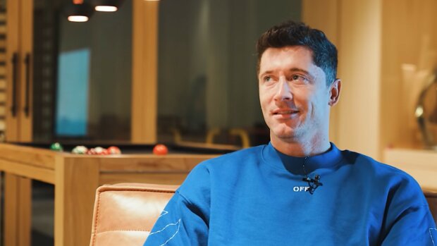 Robert Lewandowski, screen Youtube @FootTruck