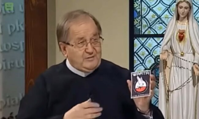 ojciec Rydzyk, screen Youtube @politykanasdotyka