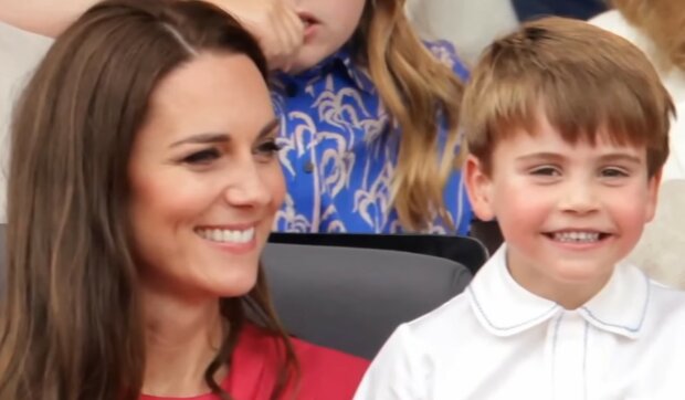 Księżna Kate i książę Louis/YT @ET