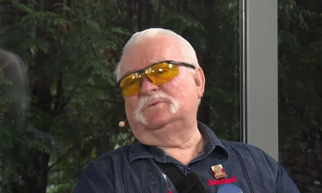 Lech Wałęsa, screen Youtube @RMF24Video