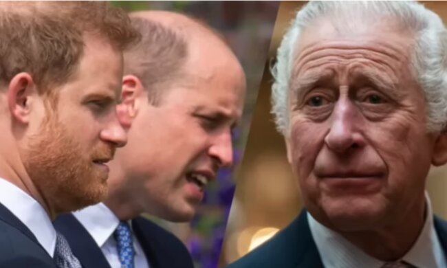 Książę Harry, książę William, król Karol III/YouTube @Paula Rodak