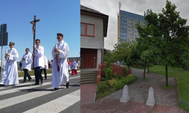 Tego jeszcze nie było. Proboszcz chce wyciąć drzewa na osiedlu, bo przeszkadzają mu w procesji