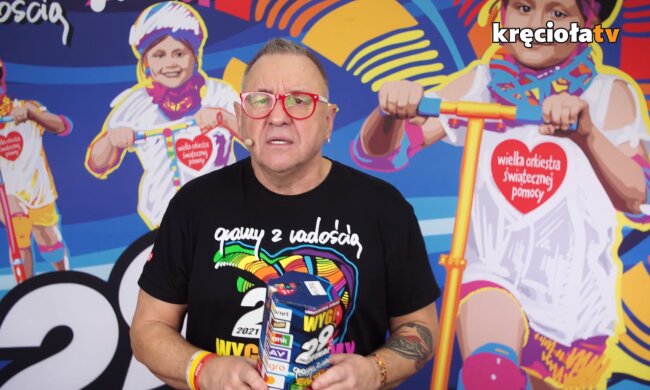 Jurek Owsiak. Źródło: Youtube W Cieniu Jupiterów Mielec - info&news