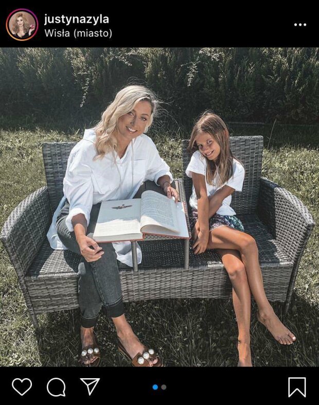Justyna z córką (Instagram)