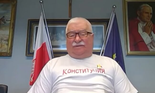 Lech Wałęsa/ screen YT