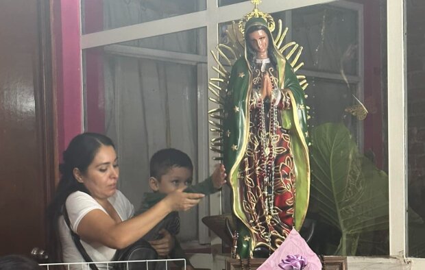 Virgen de Guadalupe, źródło: Facebook/Virgen de Guadalupe Llora en Morelia, en la Col. Obrera