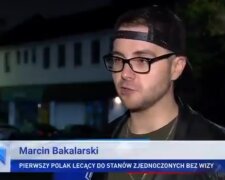 Pierwszy Polak bez wiz w USA jak pierwszy człowiek na Księżycu!  "Wiadomości" TVP zaszalały w swoim materiale