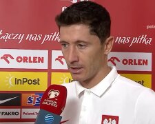 Robert Lewandowski, screen Youtube @@Polsat_Sport