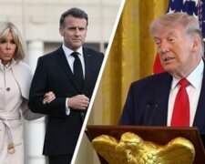 Brigitte i Emmanuel Macron, Donald Trump/YouTube