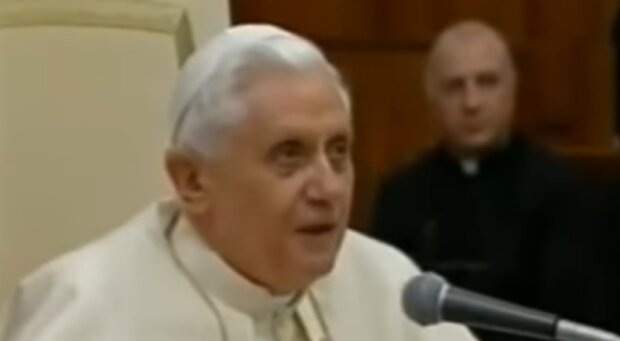 Benedykt XVI. Źródło: Youtube