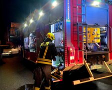 Pożar w Grębocicach/Facebook @Komenda Powiatowa Państwowej Straży Pożarnej w Polkowicach