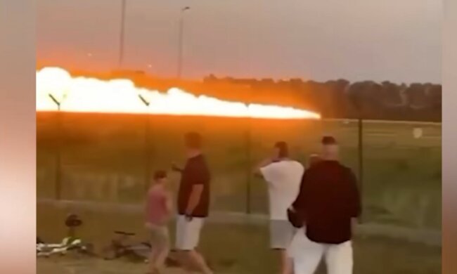 wypadek F-16, screen Youtube @wp-pl
