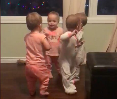 Niesamowite maluchy! / Facebook: Webb Quadruplets Updates