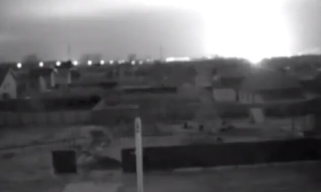 Wybuch pożaru w Belgorodzie/Twitter @ Українська правда